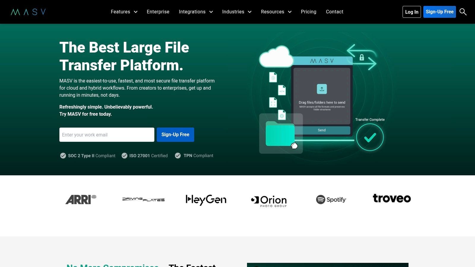 MASV interface from the original article